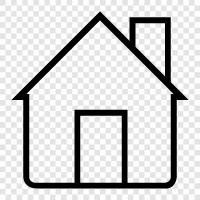 House, Furniture, Living, Interior icon svg