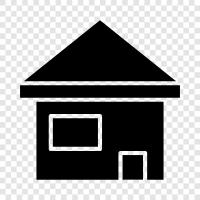 House, Rooms, Property, Real Estate icon svg