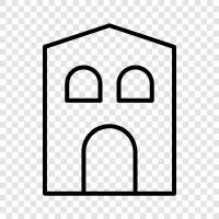 House, Property, Place, Residence icon svg