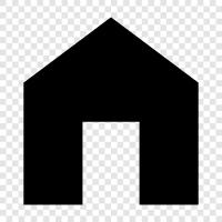 Haus, Familie, Kinder, Zuhause symbol