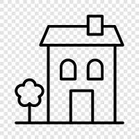 House, Property, Rent, House Rent icon svg