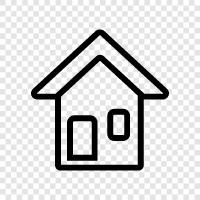 house, living, furniture, decoration icon svg