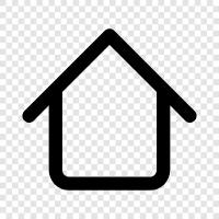 House, Property, Place, Dwelling icon svg