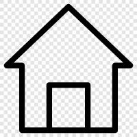 House, Furniture, Decor, Interior icon svg