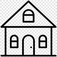 House, Living, Place, Room icon svg