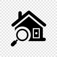 House Hunting, Real Estate, Property, Houses icon svg