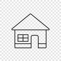 House, Property, Rent, Housewarming icon svg