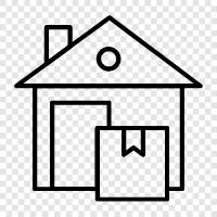 House, Rent, Property, Place icon svg