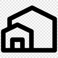 House, Property, Renovation, Architecture icon svg