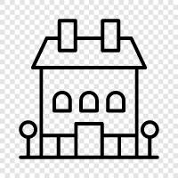 House Plans, House Floor Plans, House Designs, House Plans With Garage icon svg