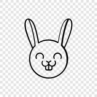 house rabbit, cavy, pet rabbit, bunny icon svg