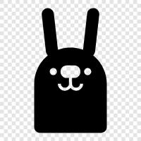 House Rabbit, Pet Rabbit, Bunny, Furry Rabbit icon svg