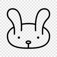 House Rabbit, Pet Rabbit, Litter Box, House Rabbit Diet icon svg