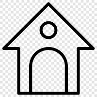 House, Property, Rent, Housewarming icon svg