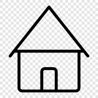 house, living, bedrooms, bathrooms icon svg