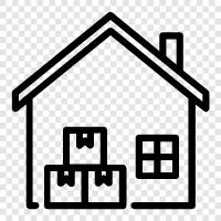 house, living, place, abode icon svg
