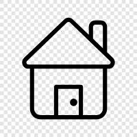 house, living, bedrooms, bathrooms icon svg