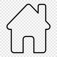 House, Living, Property, Place icon svg