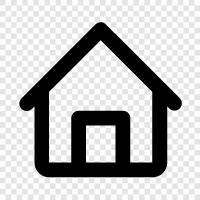 House, Property, Living, Place icon svg