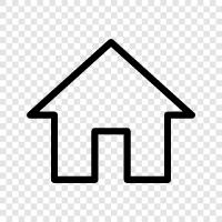 House, Property, Place, Dwelling icon svg