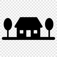 House, Living, Place, Room icon svg