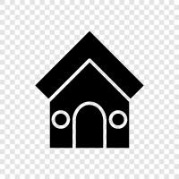 House, Property, Real Estate, Furniture icon svg