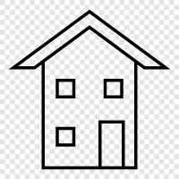 House, Real Estate, Property, Location icon svg