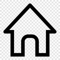 House, Property, Place, abode icon svg