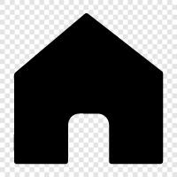 House, Property, Place, Dwelling icon svg