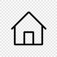 House, Property, Living, Place icon svg