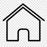 House, Property, Place, Dwelling icon svg