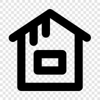 House, Properties, Rentals, Real Estate icon svg