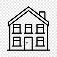 houses, mansion, palatial, enormous icon svg