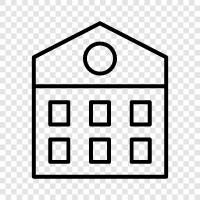 houses, construction, home, remodel icon svg