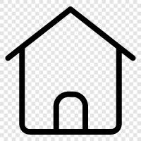 Houses, Property, Place, Dwelling icon svg