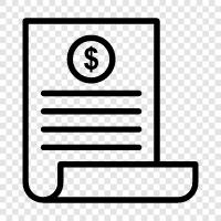 how much, who pays, how to pay, how much is owed icon svg