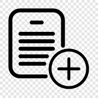 Add Document icon svg