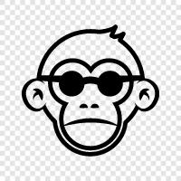 monkey pose, monkey pose tutorial, monkey style icon svg