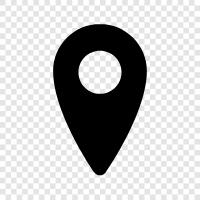 Pin location icon svg