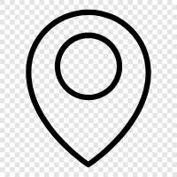 Pin location icon svg