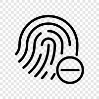 how to remove fingerprints, how to remove, remove fingerprint icon svg