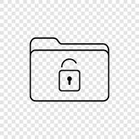 How To Unlock Folder icon