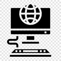 html, websites, webpages, internet icon svg