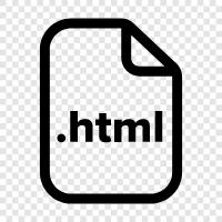 HTMLDateiendungen, HTMLDateitypen, HTMLDateiformat, HTMLDateiansicht symbol