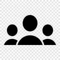 human, individuals, person, people group icon svg