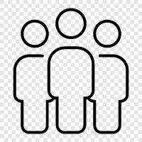 human population, people, demographic, population icon svg