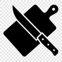 hunting, cooking, kitchen, kitchen knife icon svg