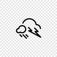 hurricane, tornado, lightning, thunder icon svg