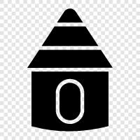 Huts, Camping Hut, Cabin, Tent icon svg