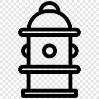 Hydranten, Feuerwehr, FeuerhydrantInspektion, Feuerhydrant symbol